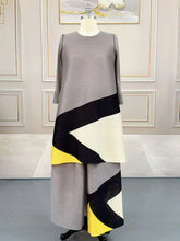 HEYFANCYSTYLE Women's Japanese Pleated Tunic & Palazzo Set - Luxury